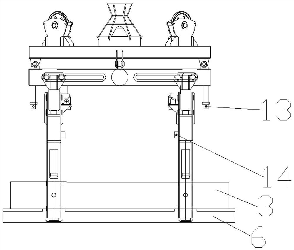 Automatic transfer method for hydraulic support structural part welding procedure