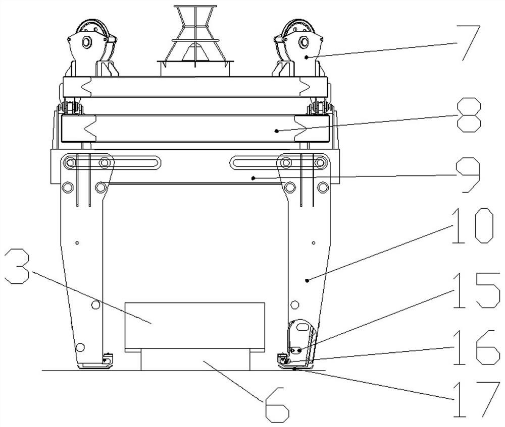 Automatic transfer method for hydraulic support structural part welding procedure