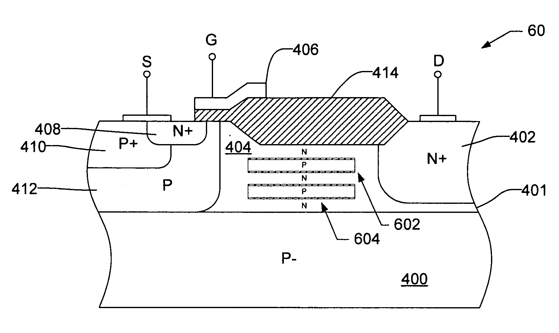 Method of fabricating high voltage semiconductor devices with JFET regions containing dielectrically isolated junctions