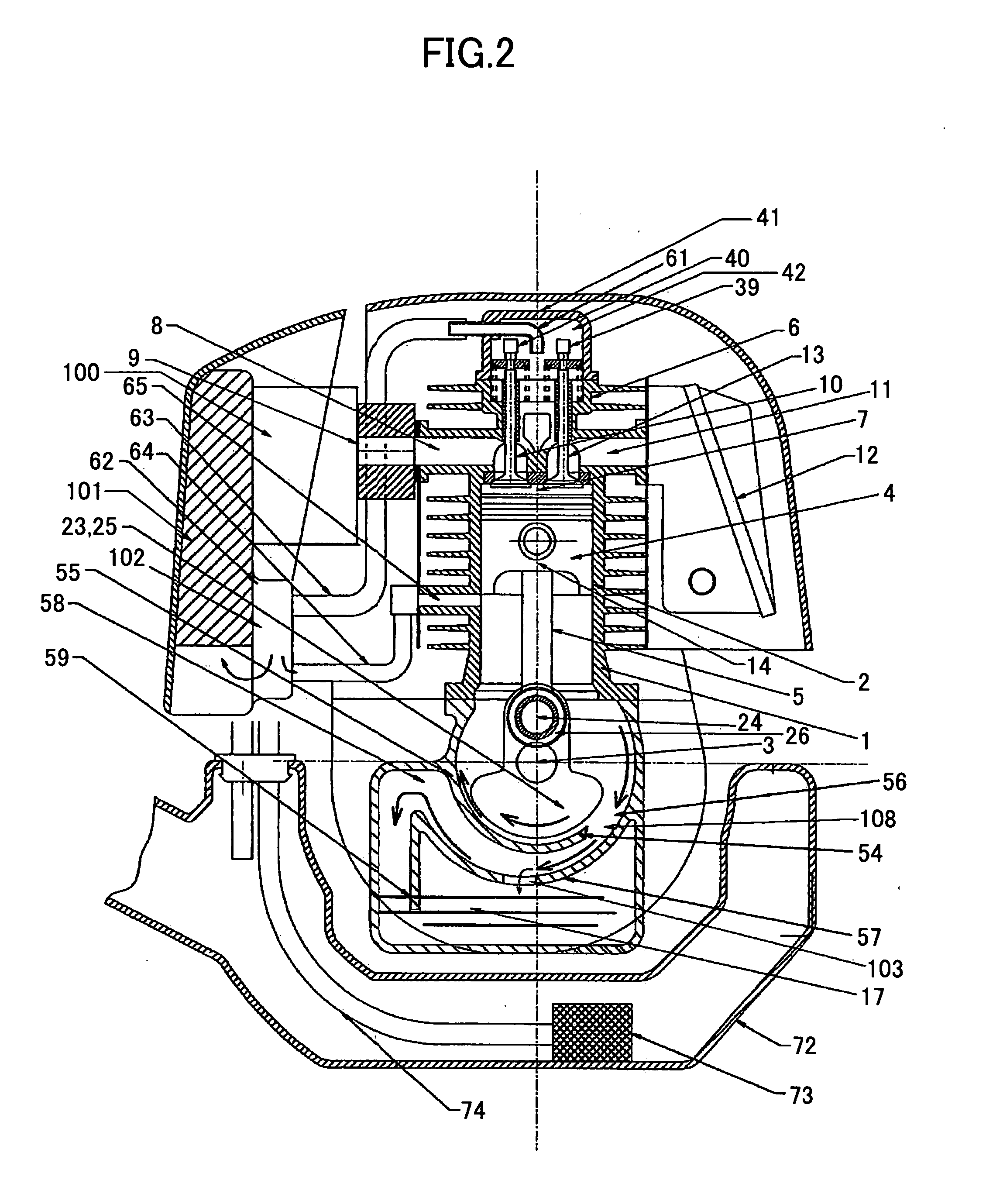 Engine lubrication method