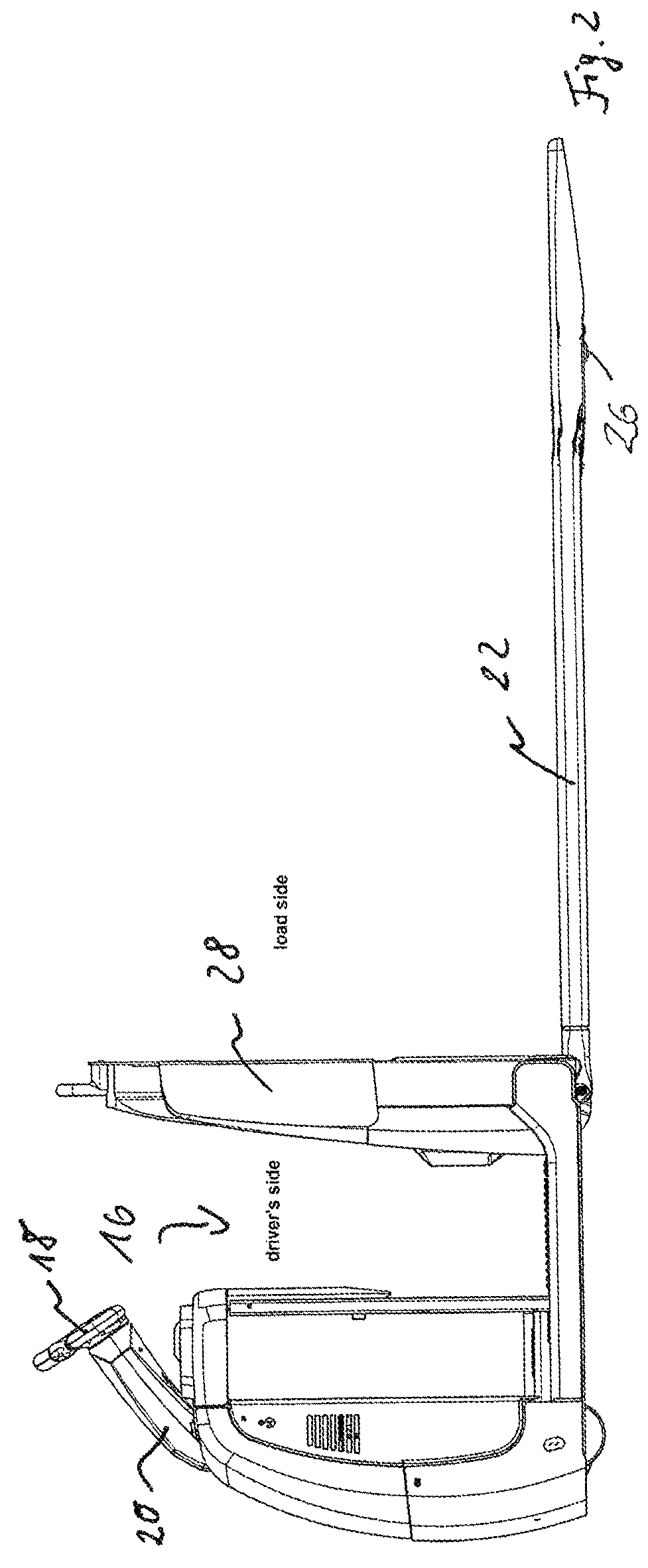 Fork carriage for an industrial truck