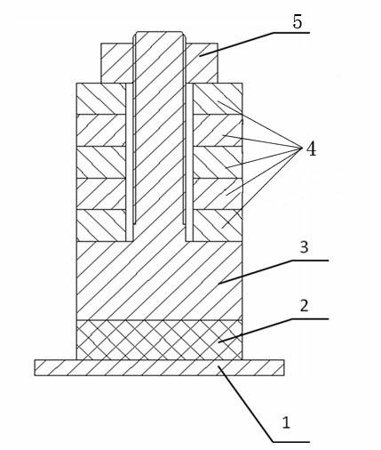 Vibration absorber with adjustable frequency installed on suspended support of automobile