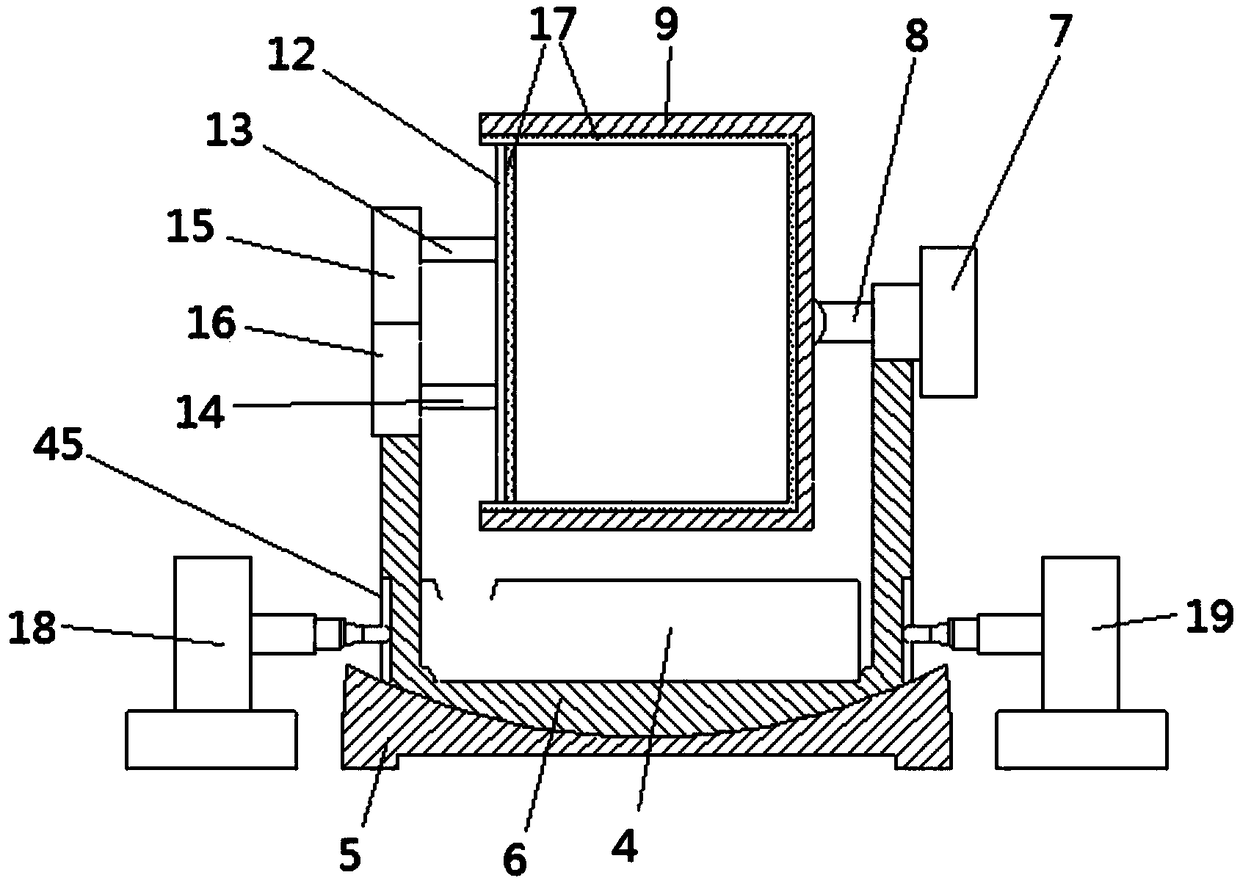 Grinding device with waste scrap recovery function