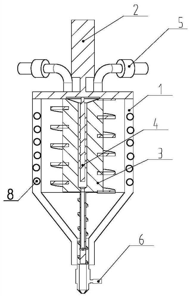 A multi-color 3D printing device