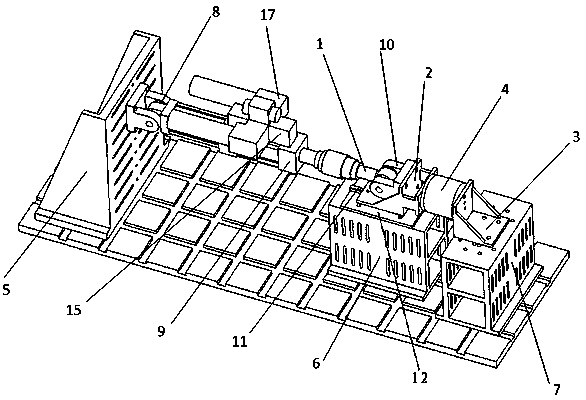 Air spring stiffness characteristic test device