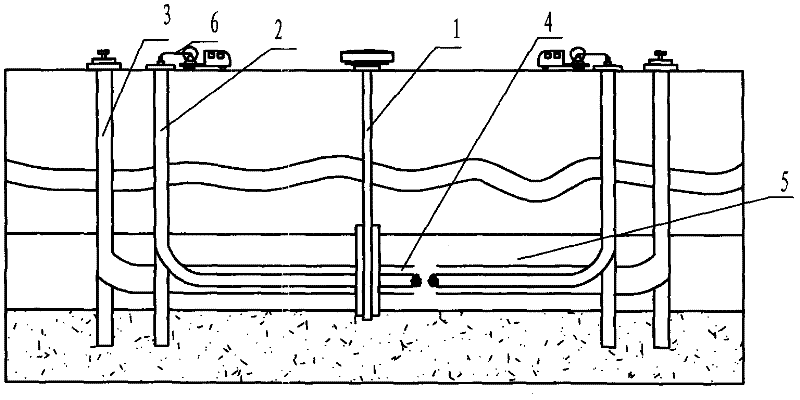 Deep coal and coal bed gas combined mining method