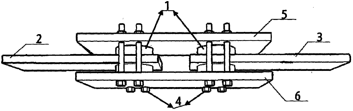 Plate type metal-rubber shear friction damper