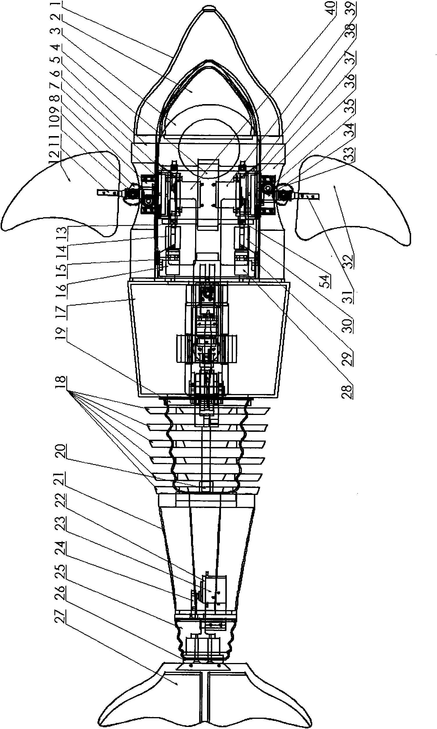 Biomimetic robotic dolphin