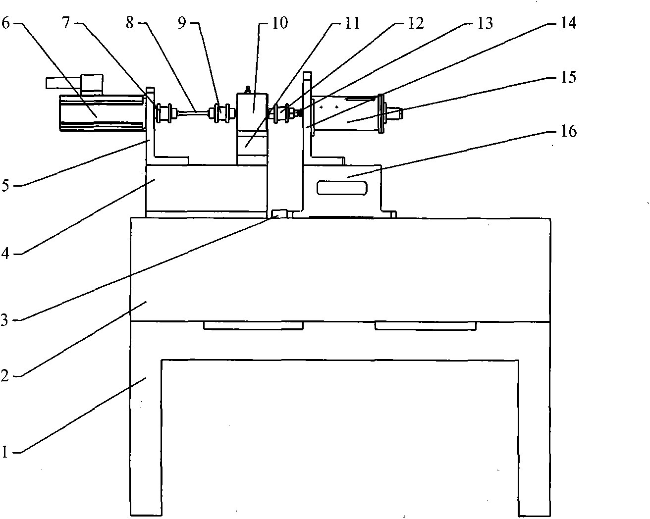 High-precision friction dynamic process testing device and method