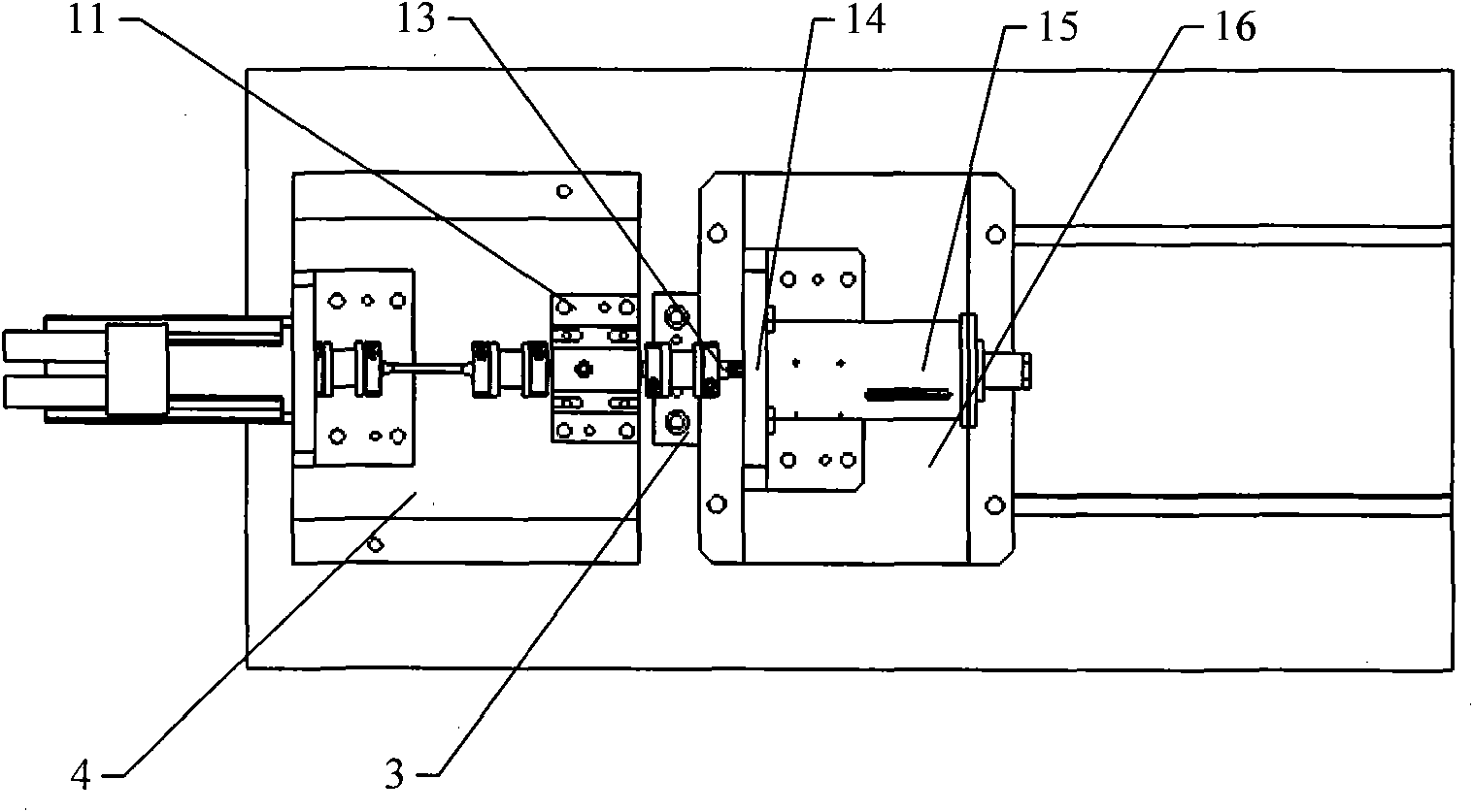 High-precision friction dynamic process testing device and method