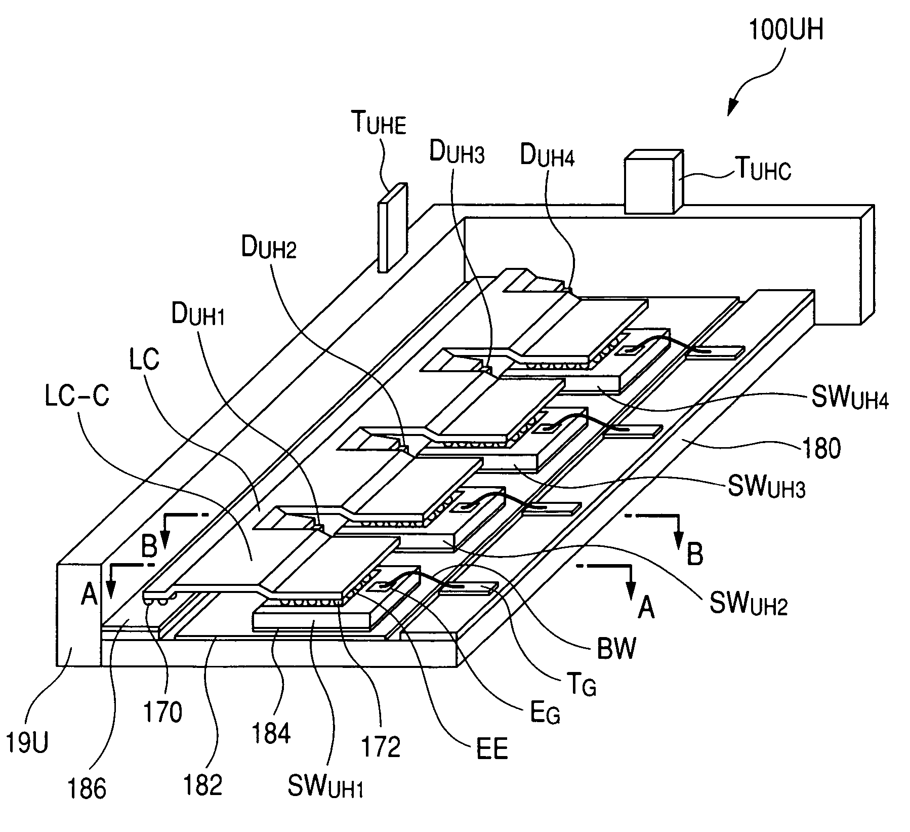 Inverter and vehicle drive unit using the same