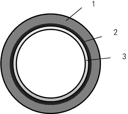 Asymmetrical stainless steel filter membrane tube and production method thereof