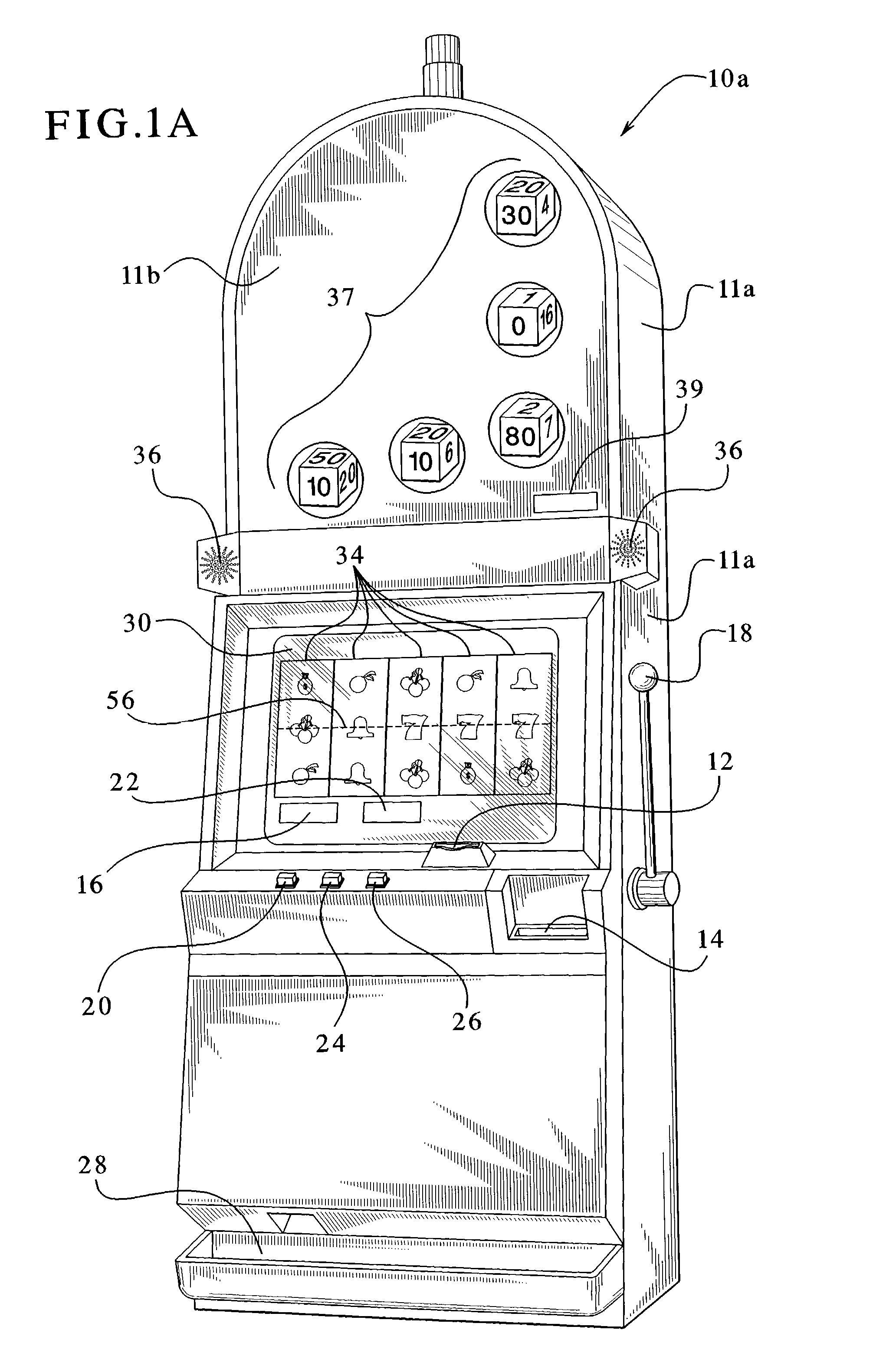 Gaming device having a mechanical award indicator