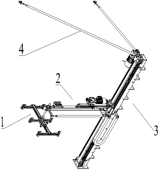 Automatic partition plate arranging device