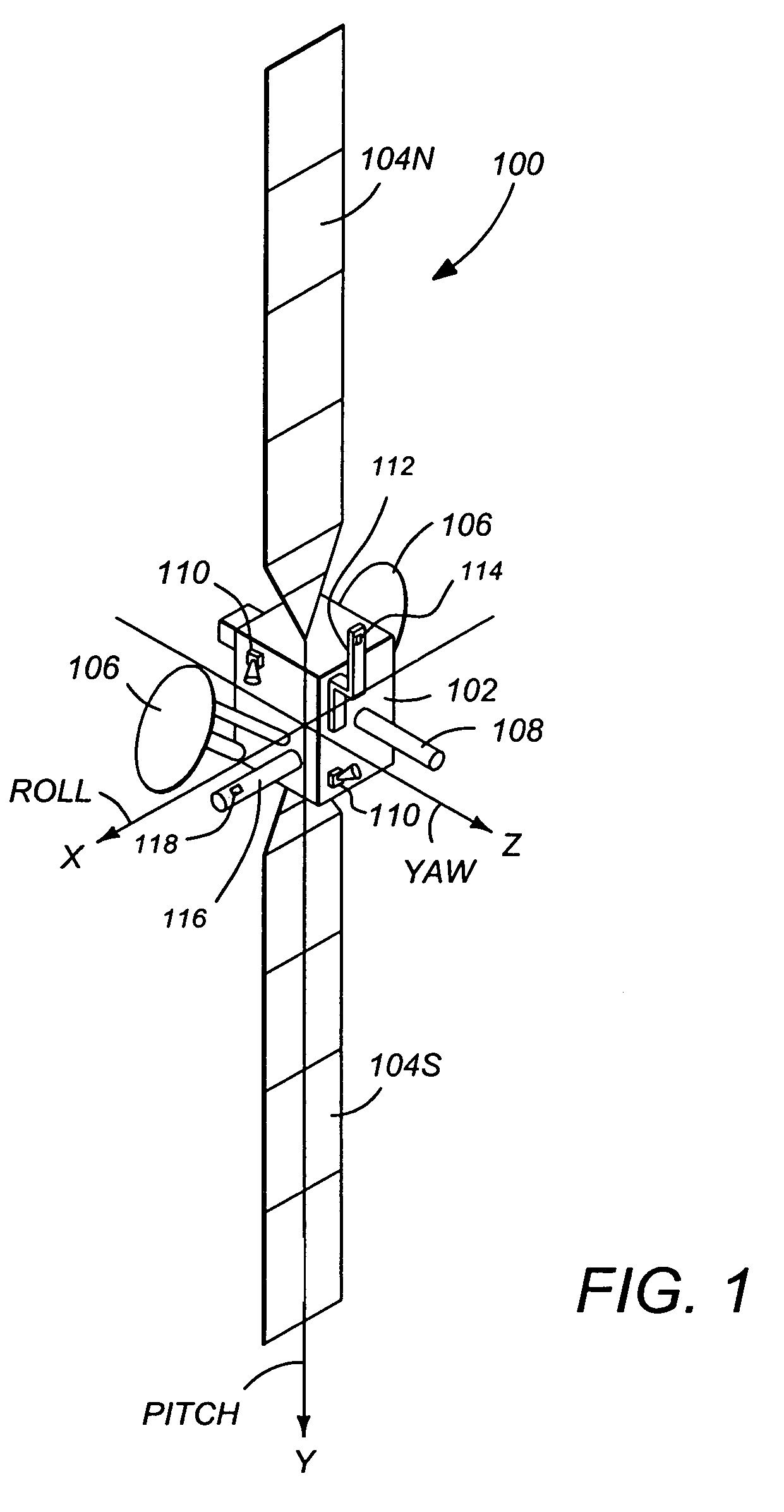 Relative attitude estimator for multi-payload attitude determination