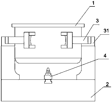 Positioning anti-sinking device for processing automobile brake drum and processing method thereof