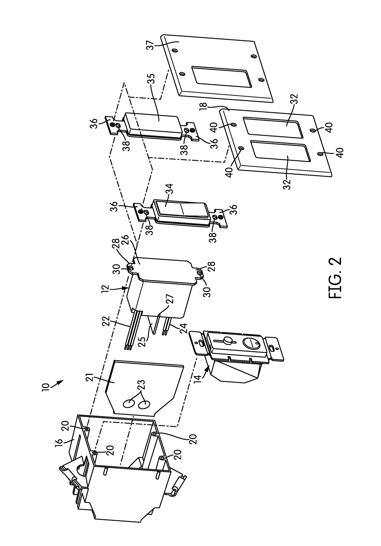 LED driver systems adapted for gang boxes