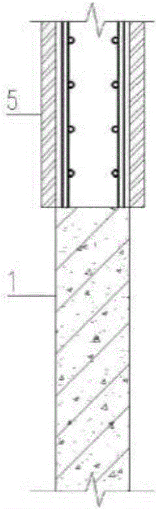 Device for connecting shear wall and concrete floor in building structure and setting method of device