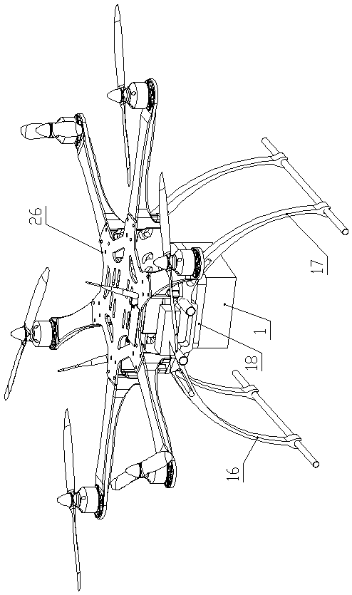 Decelerating and damping method for unmanned aerial vehicle accidental crashing