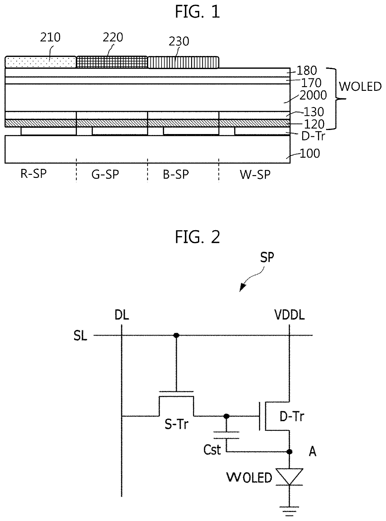 White organic light emitting device and organic light emitting display device using the same