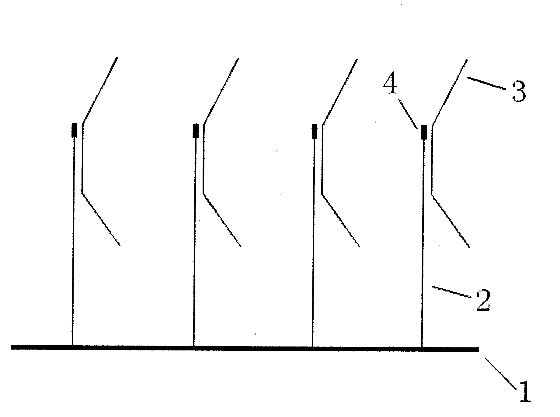 DNA sequencing method based on primer array chip