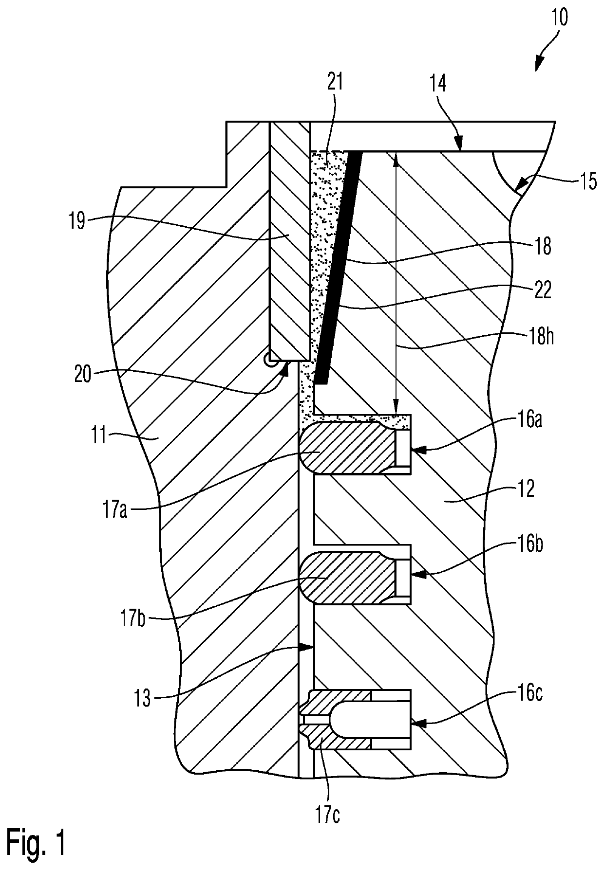 Piston and cylinder of an internal combustion engine and internal combustion engine