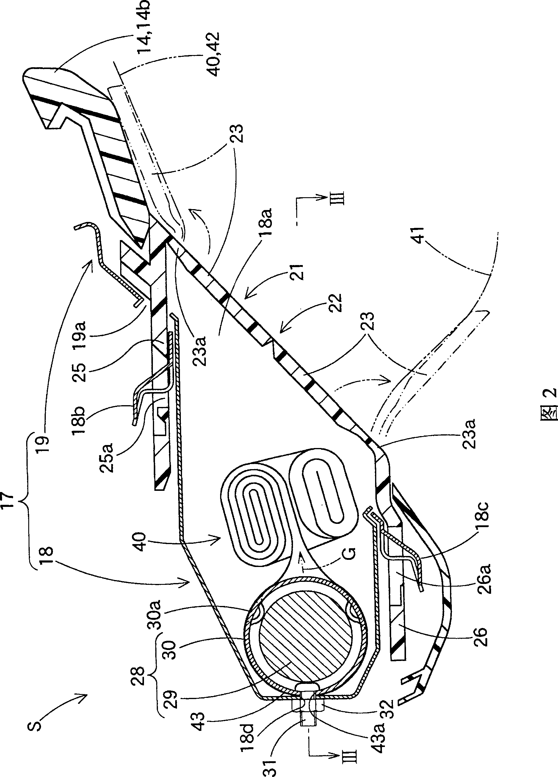 Airbag for knee protection