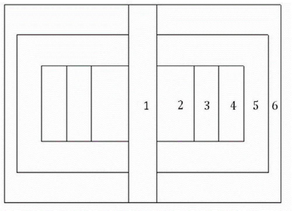 Radial-power-flattened efficient nuclear waste transmutation subcritical core and design method thereof