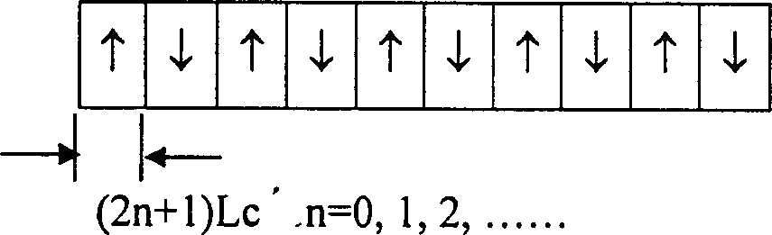 Large size non-linear optic crystal of boron phosphate, flux growth method and usage