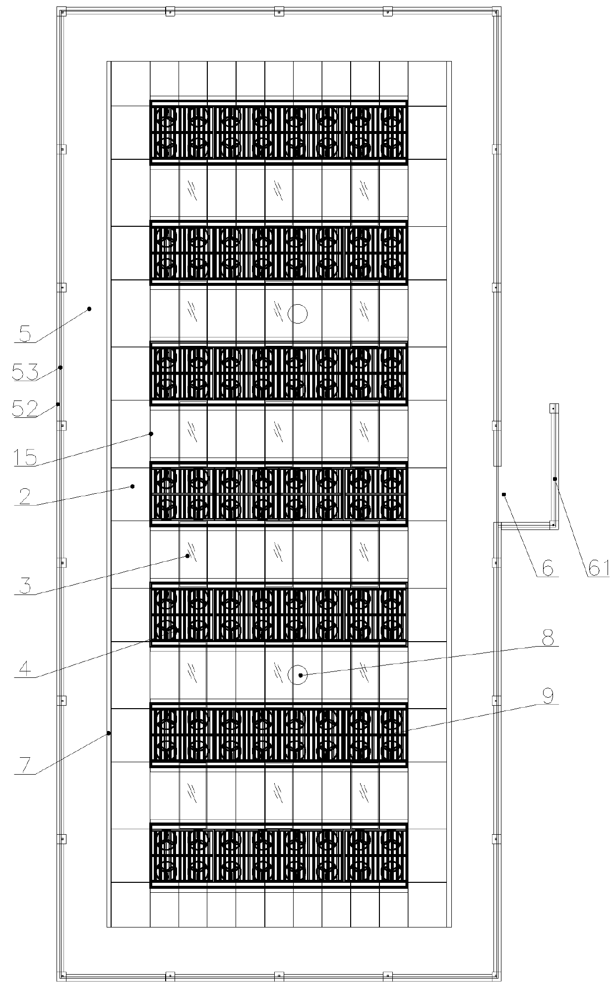 Ventilation and Noise Reduction System for Centralized Cooling Tower