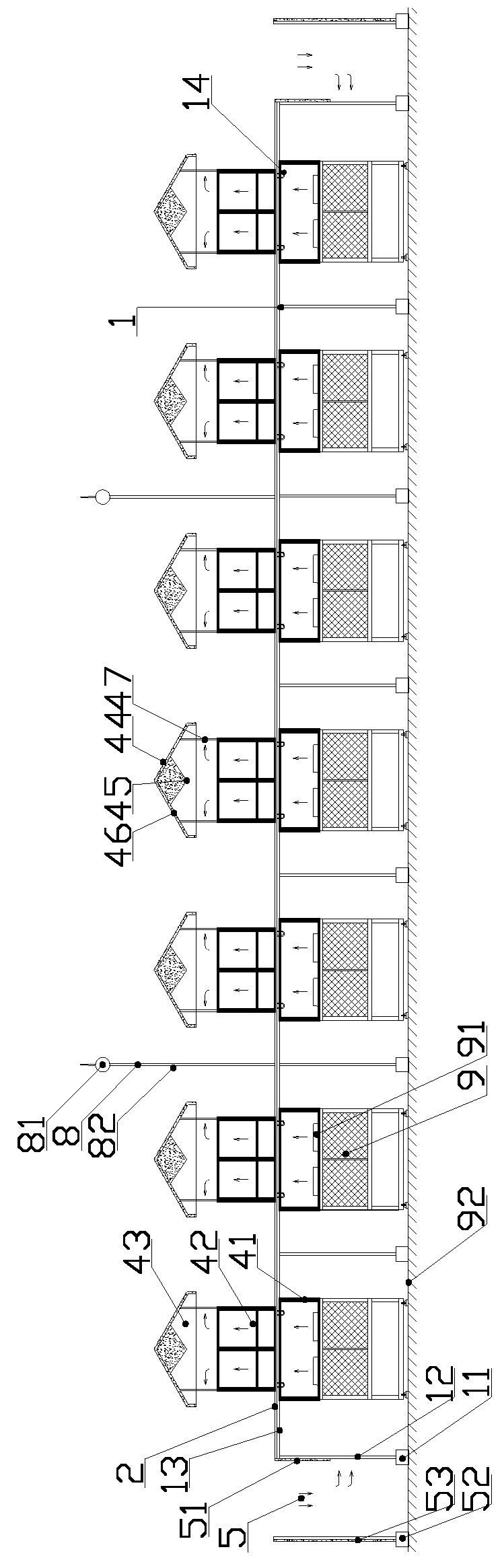 Ventilation and Noise Reduction System for Centralized Cooling Tower