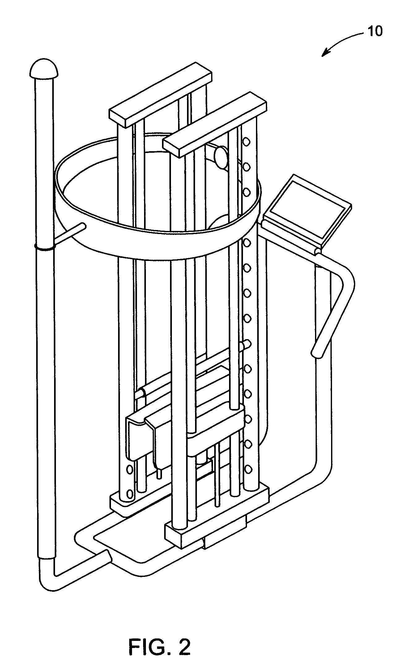 Leg-stretching exercise apparatus