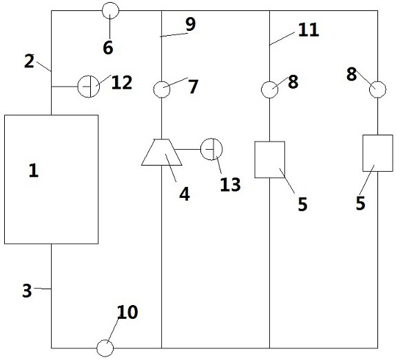 A thermal storage heating system and leak detection method