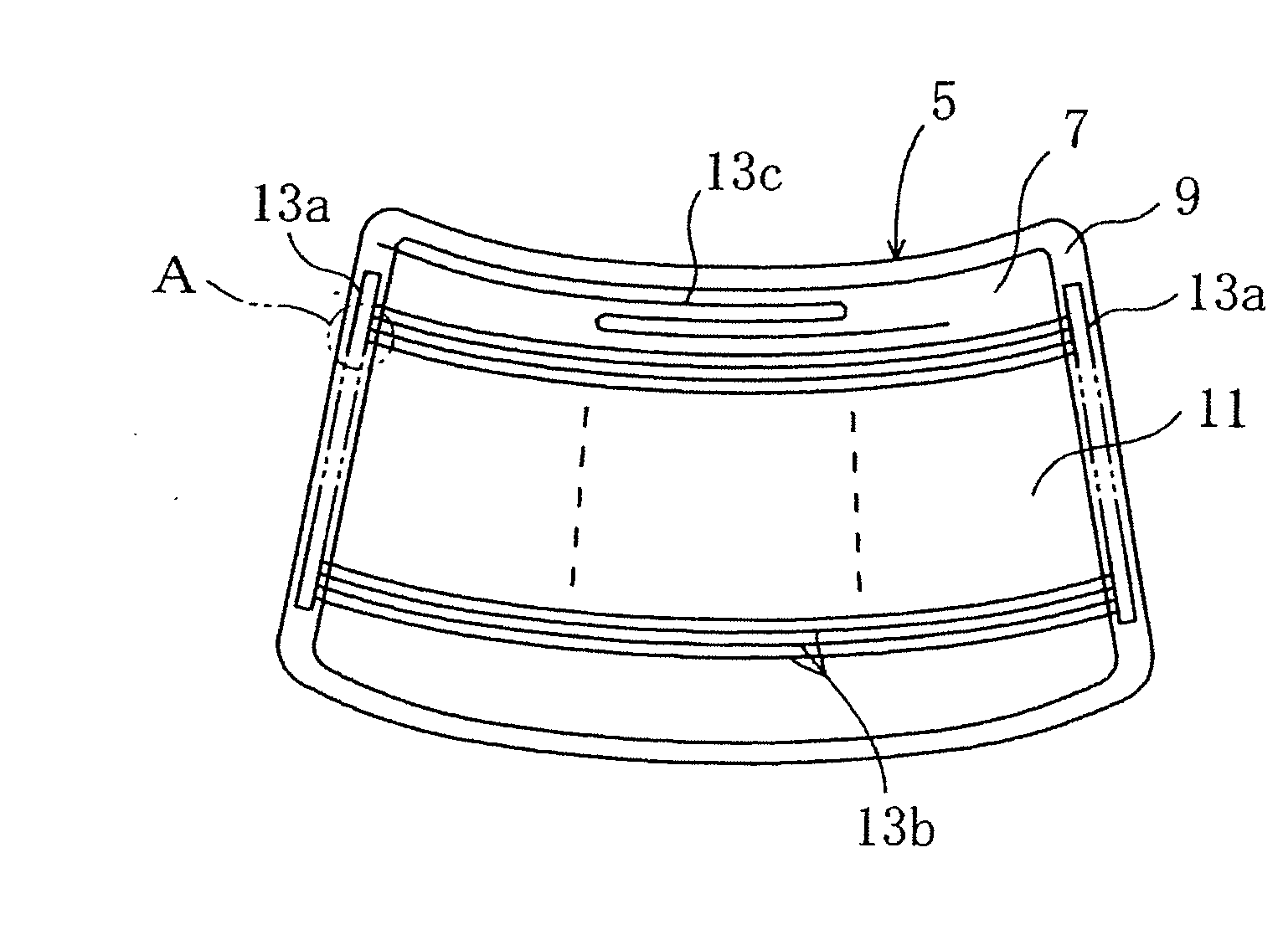 Vehicle window panel