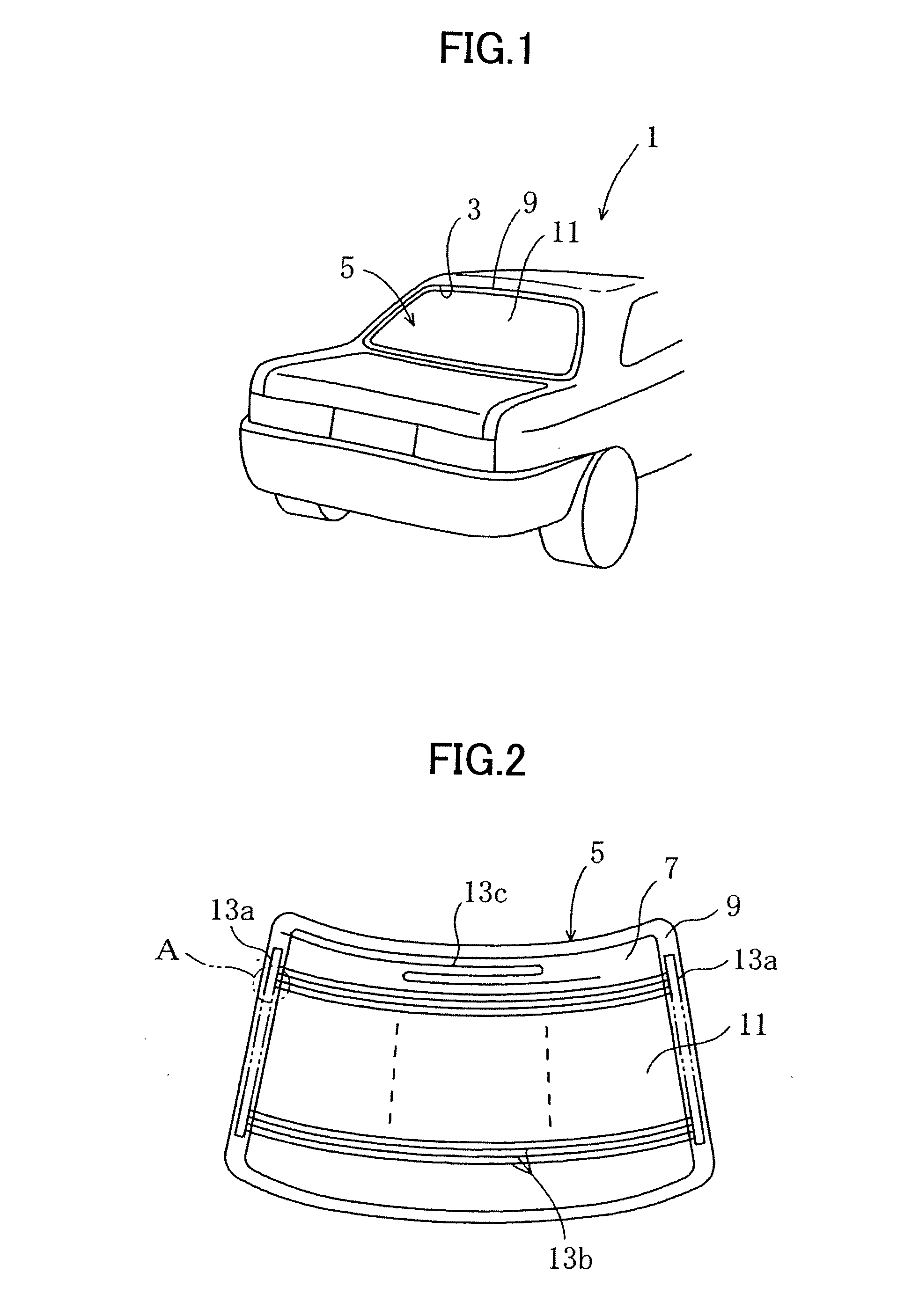 Vehicle window panel