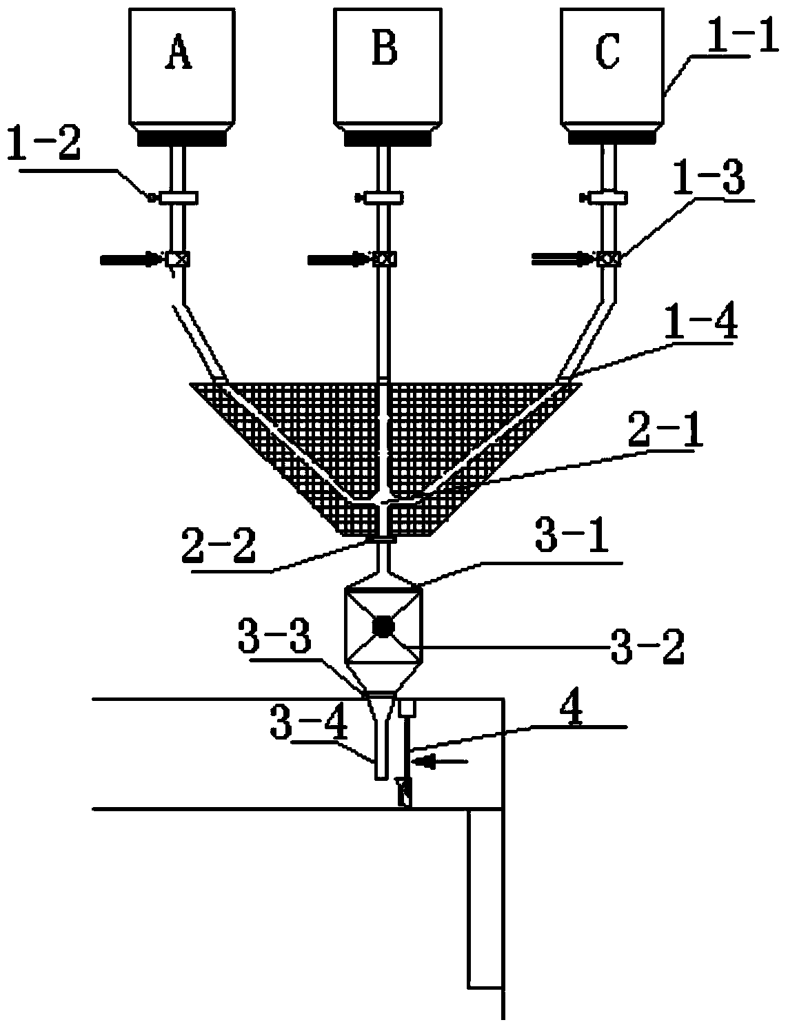 Powder spreading processing based functionally graded material preparation device and method