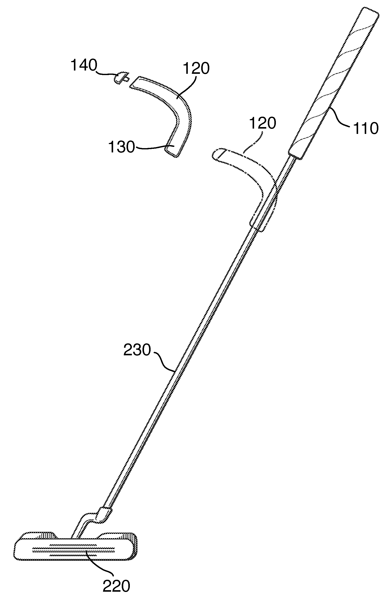 Grip arrangement for golf club