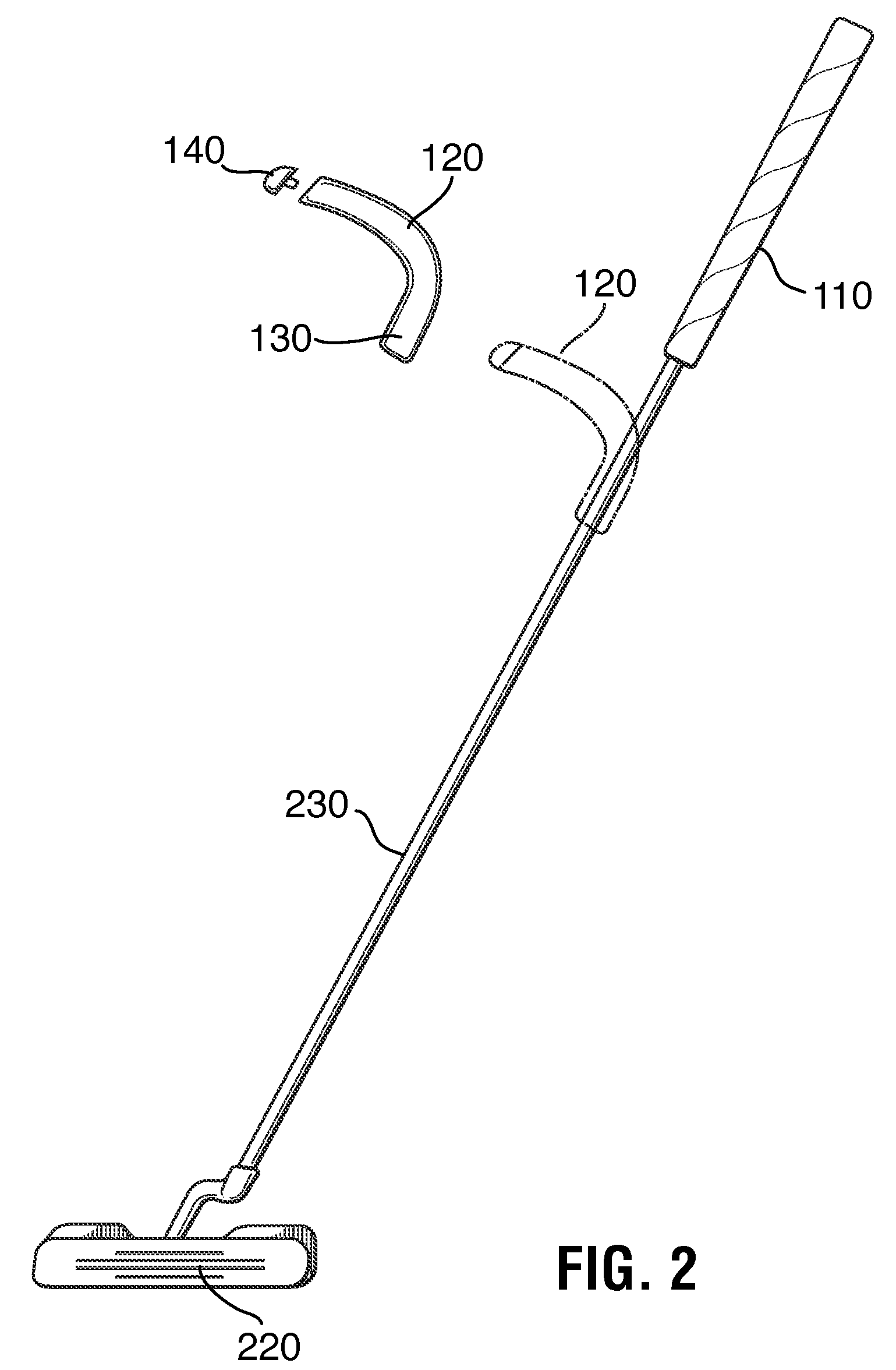 Grip arrangement for golf club