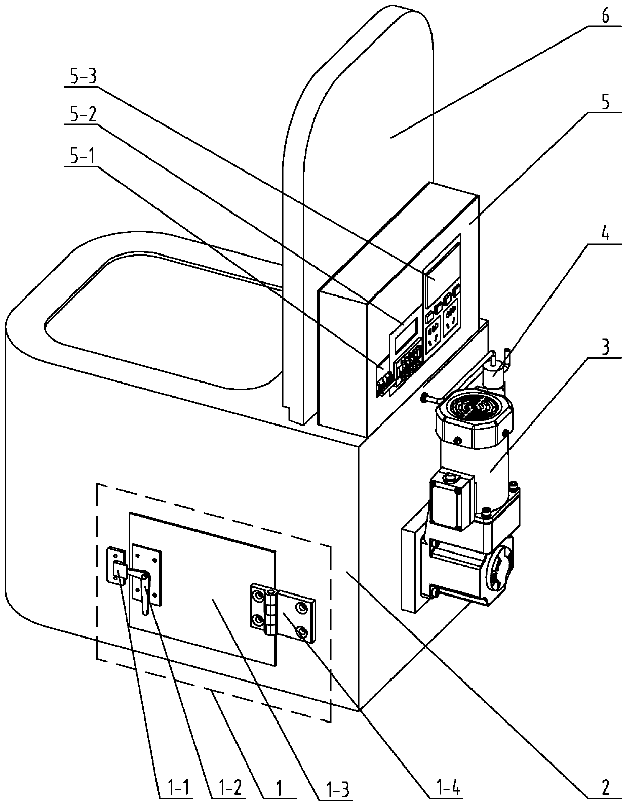 Rural closestool device based on compound enzyme decomposition