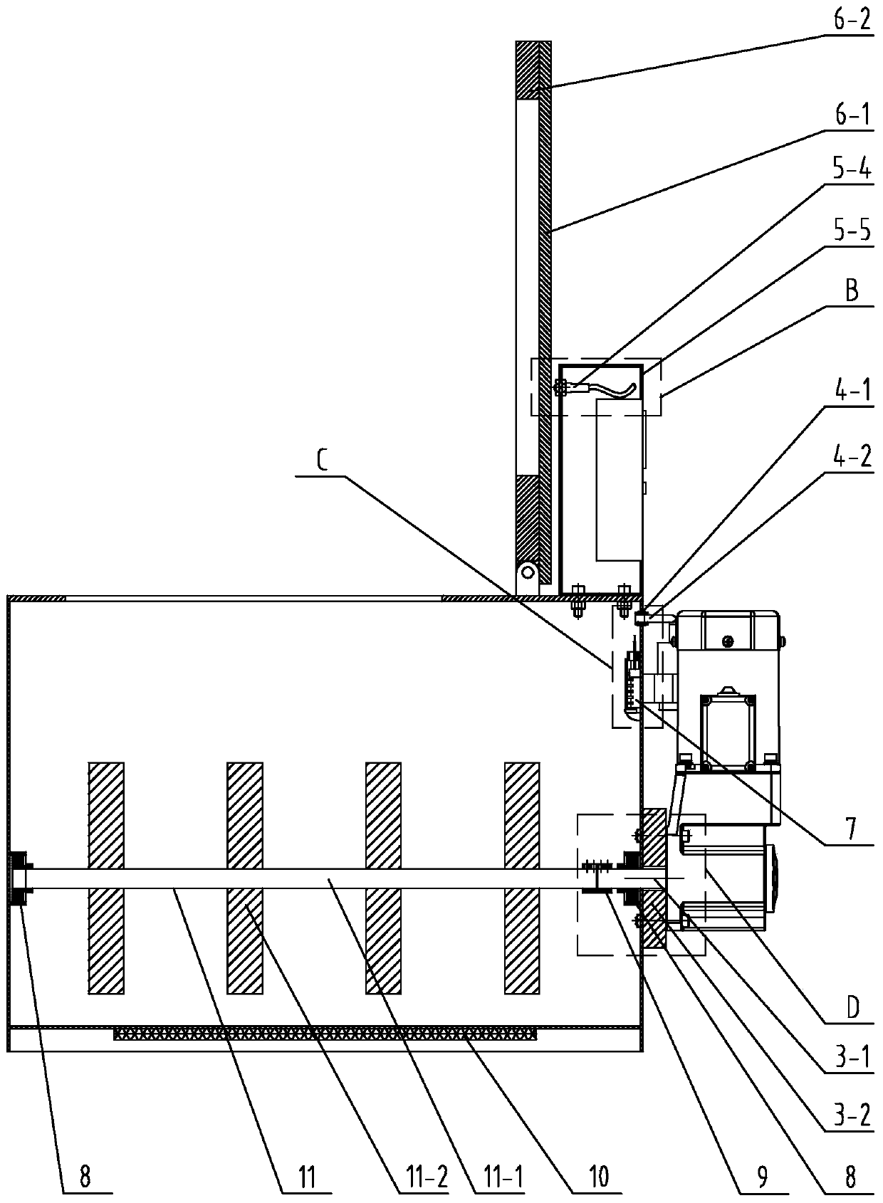 Rural closestool device based on compound enzyme decomposition