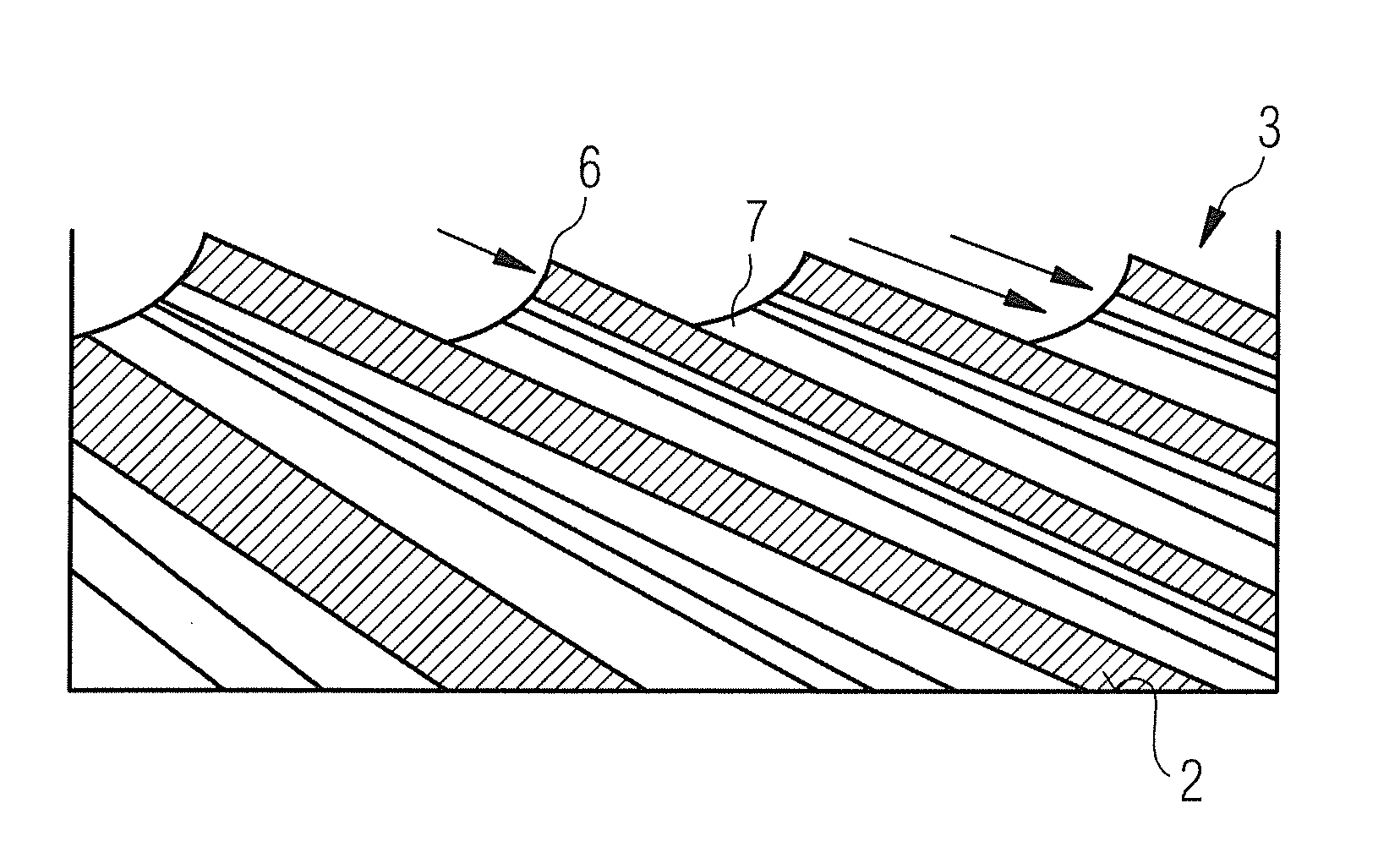 Substrate for a field emitter, and method to produce the substrate