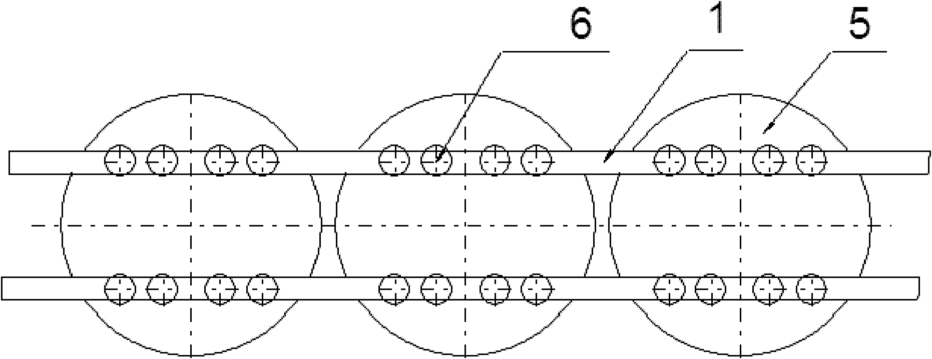 Process for holding down transformer body