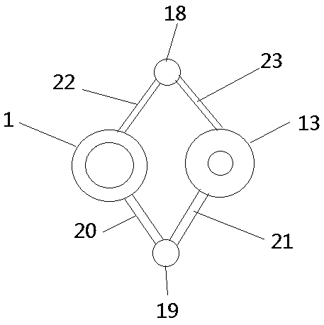 Reciprocating material discharging method of lotus seeds