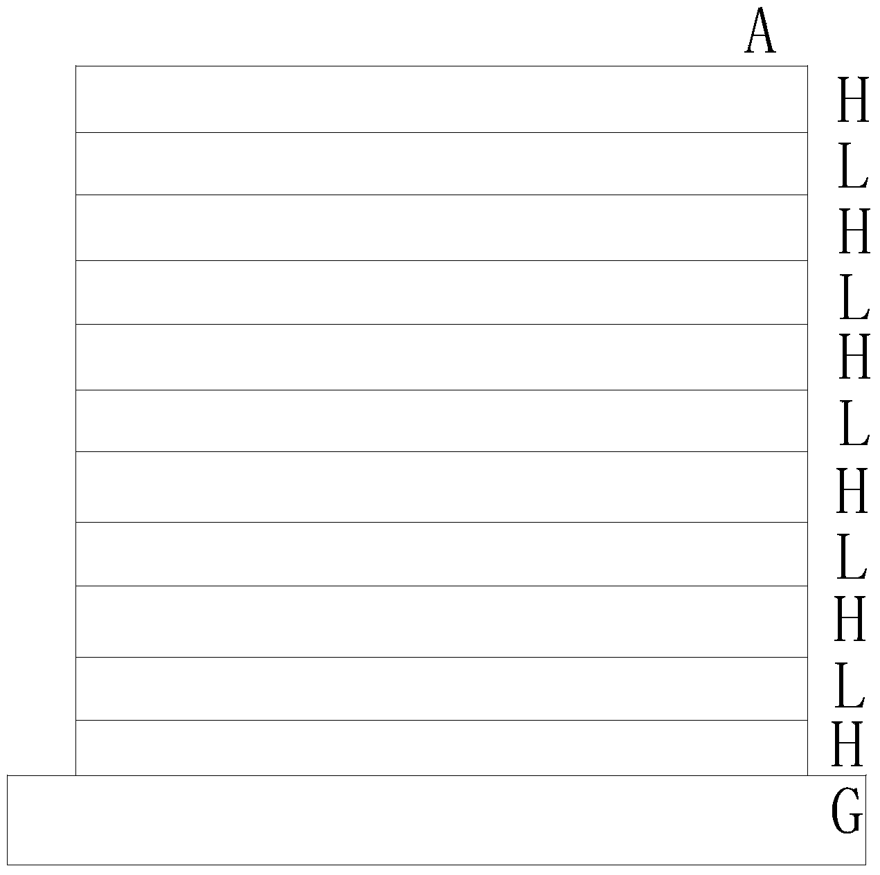 Full-dielectric reflecting film and manufacturing method thereof