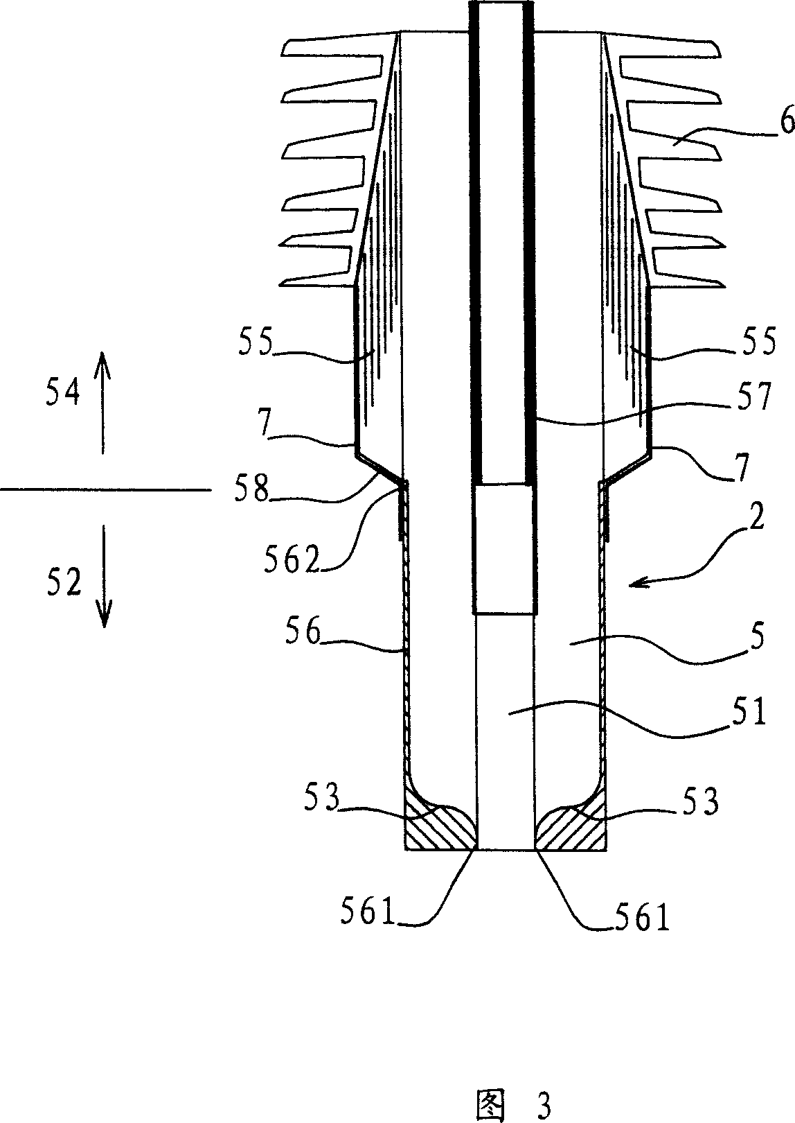 Prefabricated high-voltage cable terminal