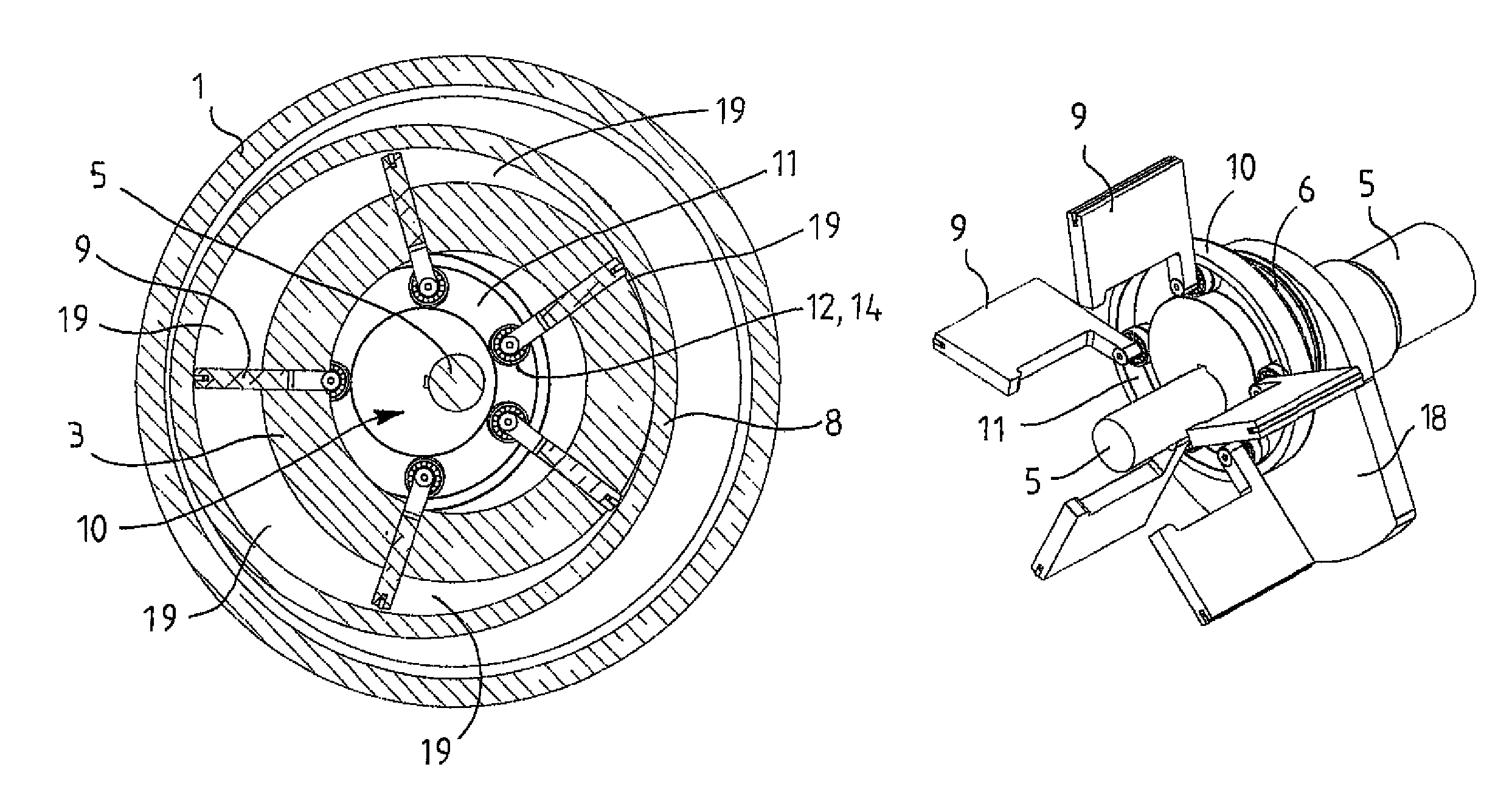 Rotary combustion engine and hydraulic motor