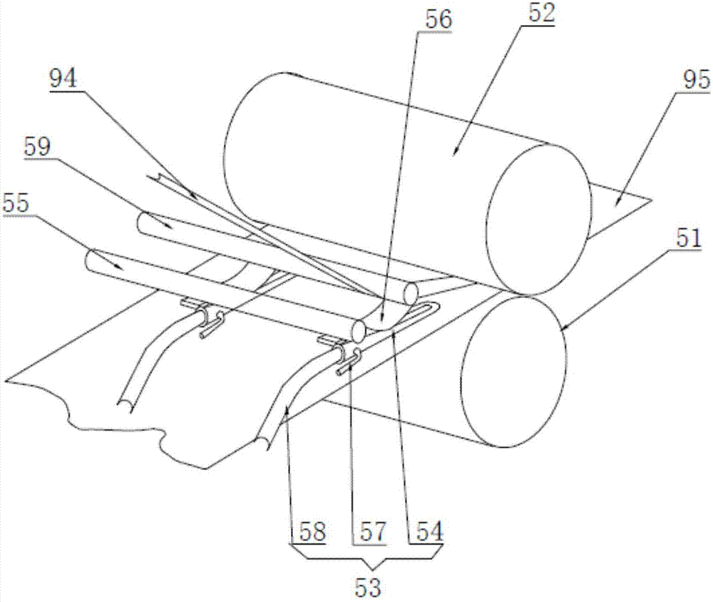 Rotary bronzing machine