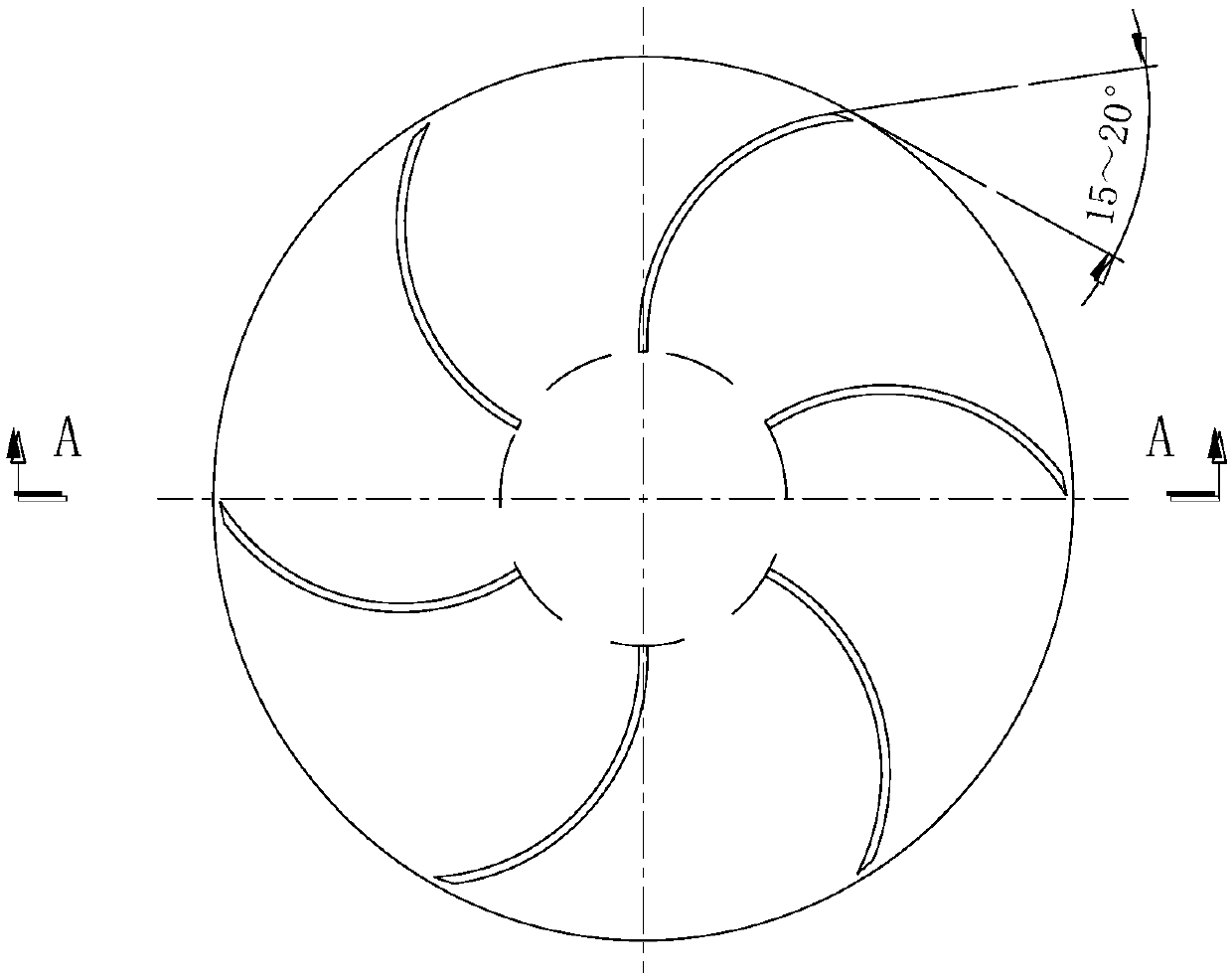 Cyclone bubble column three-phase reactor