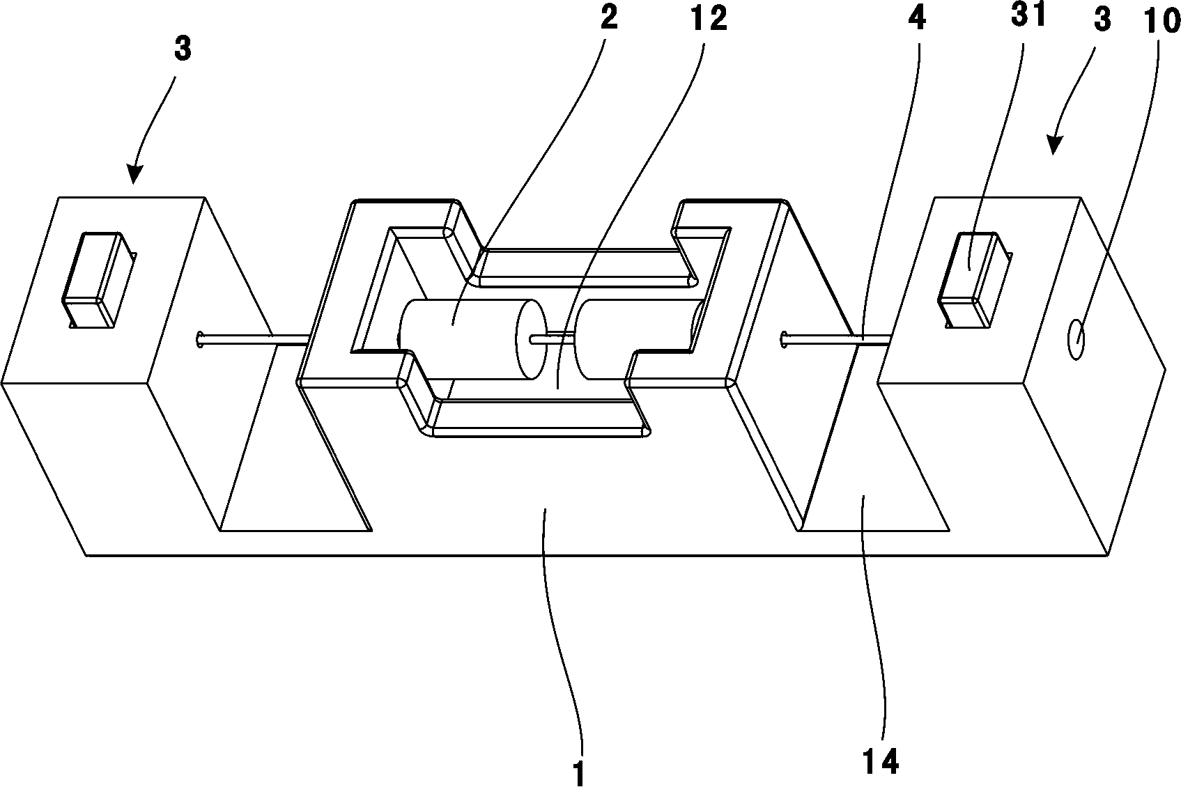 Test device for simulating fluorescent lamp rectifier effects