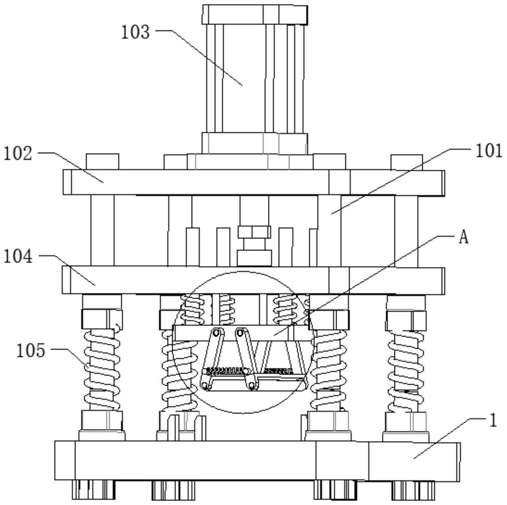 Auxiliary device for financial bill processing